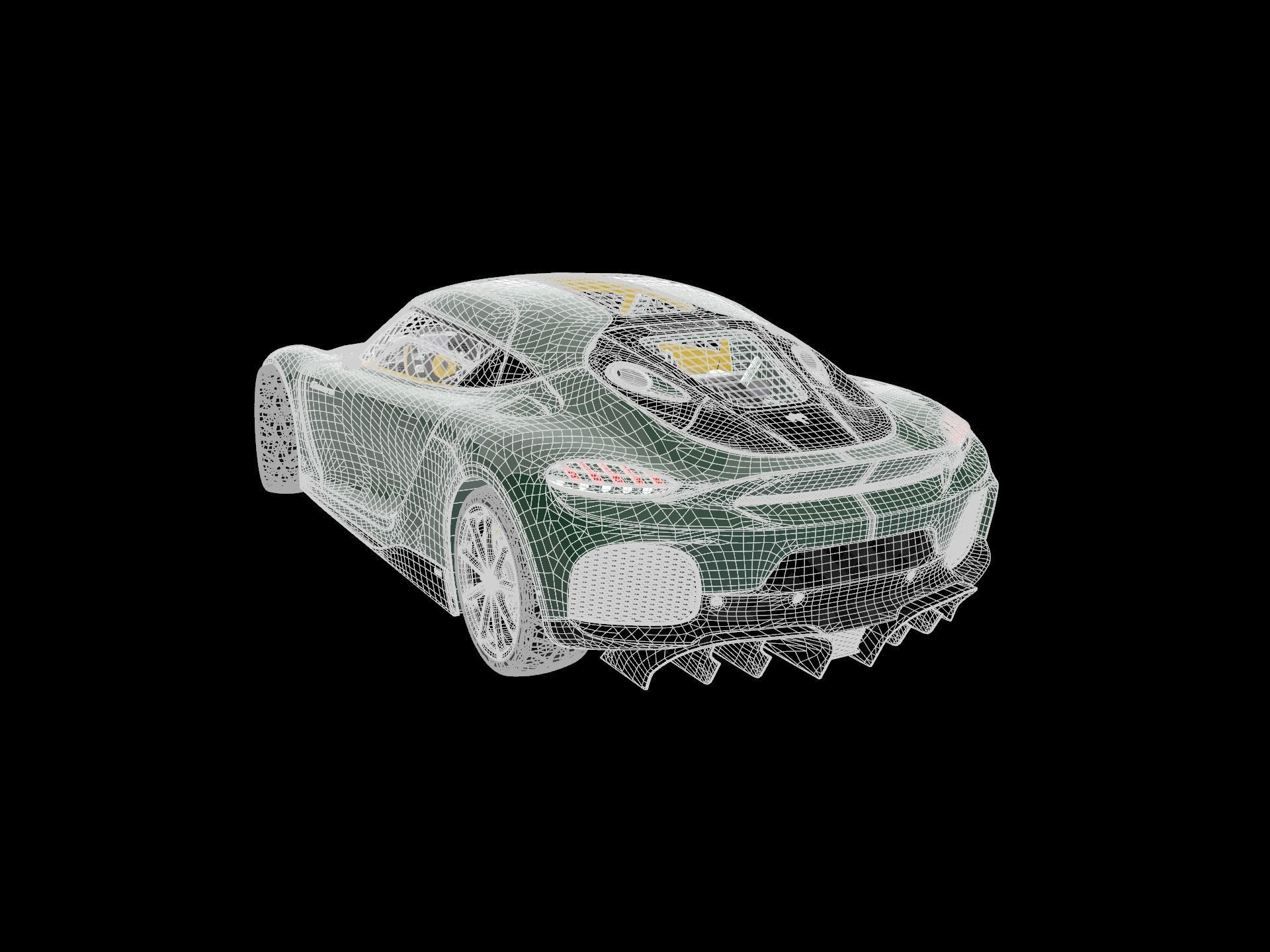 Koenigsegg Gemera Low-poly 3D model_10