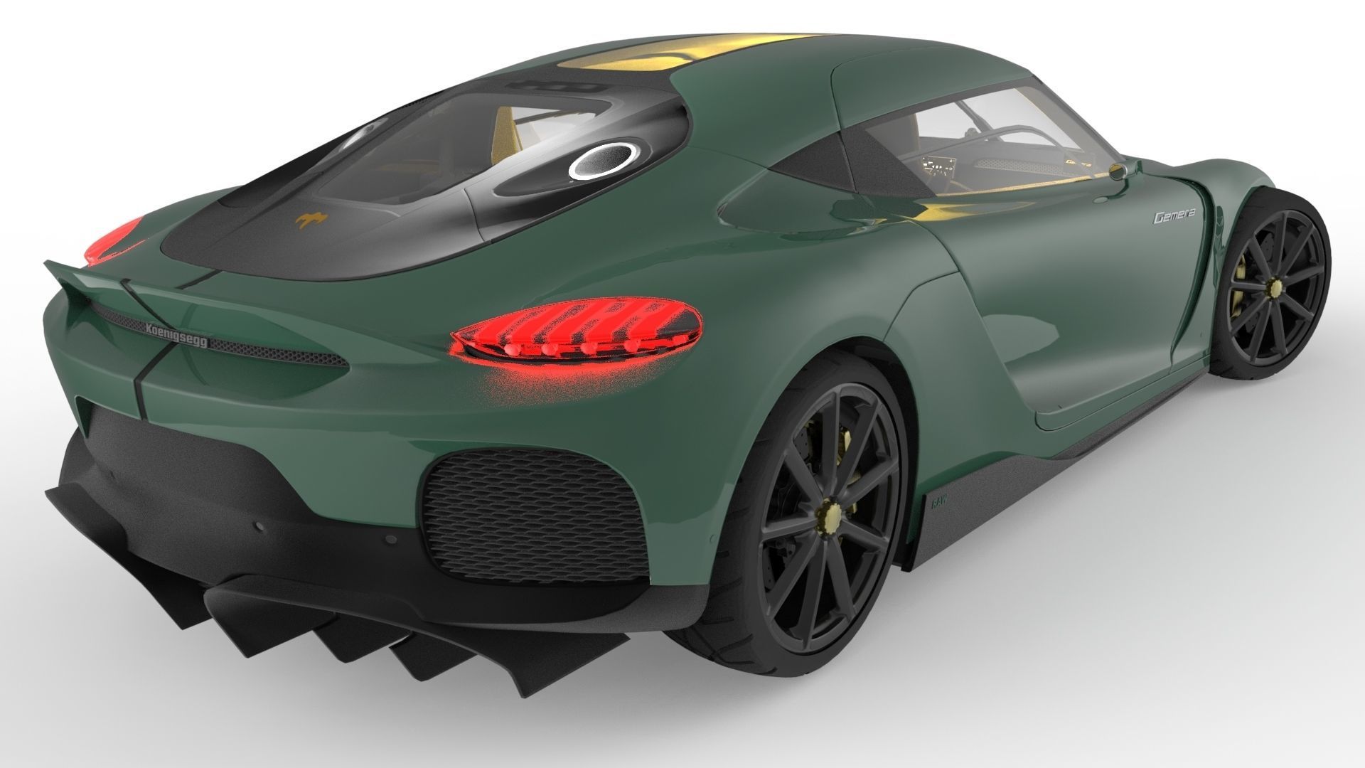 Koenigsegg Gemera Low-poly 3D model_6