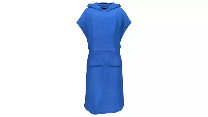 Male Changing Robe Towel Poncho Without Hood