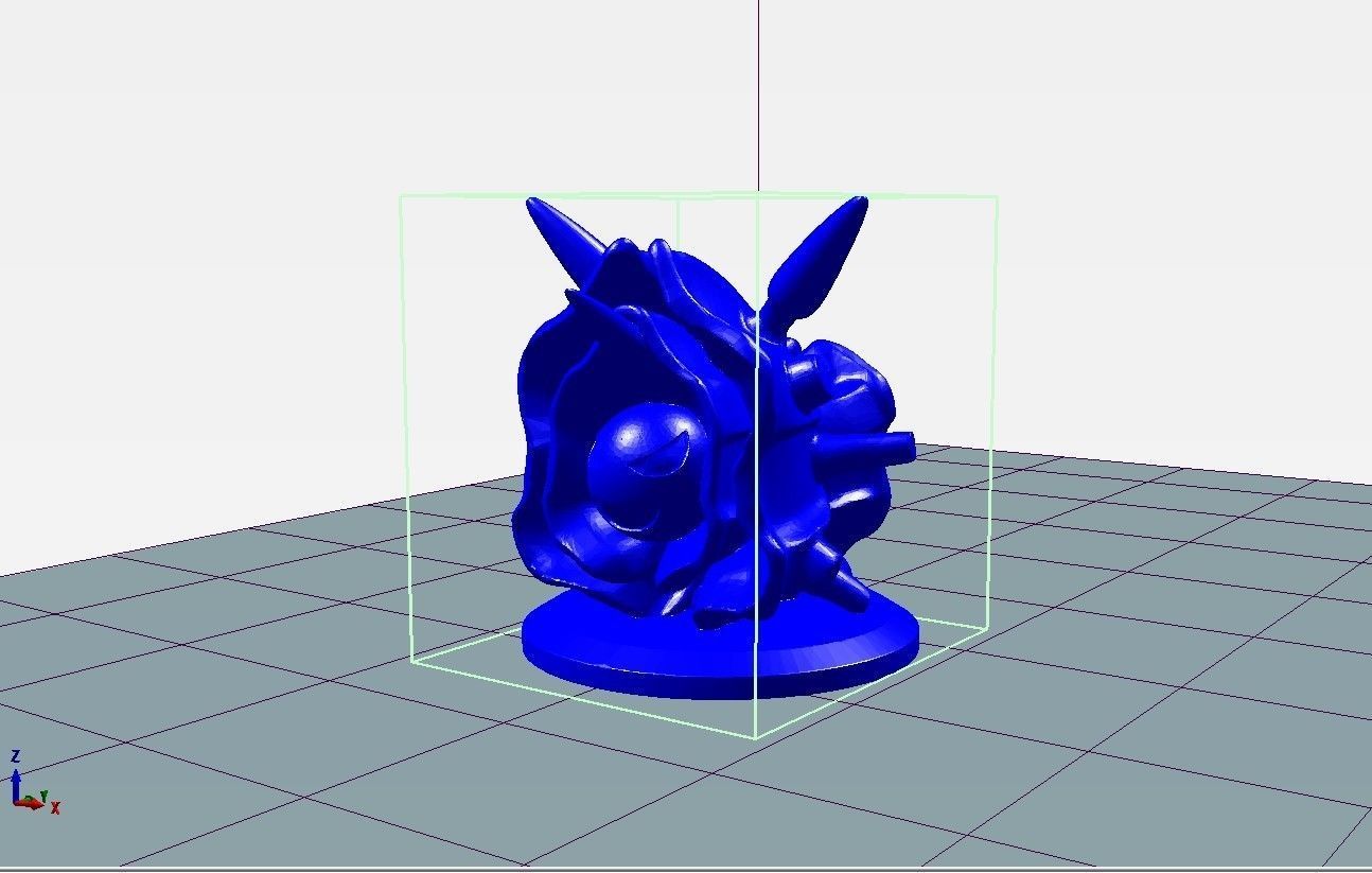 Cloyster pokemon 3D print model 3D print model_1