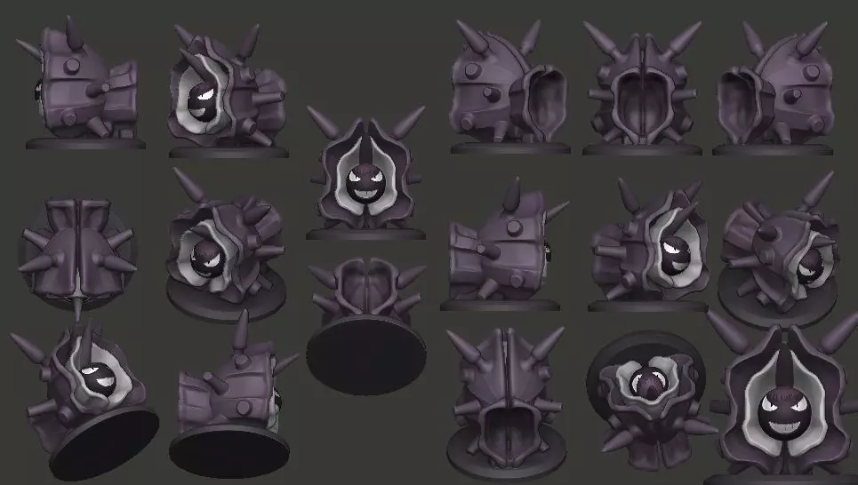 Cloyster pokemon 3D print model 3D print model_0