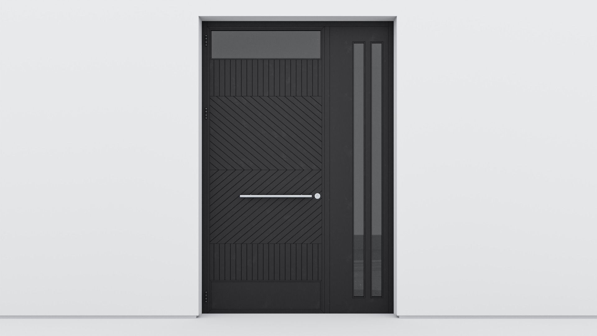 Aluminium door 259 3D model_1