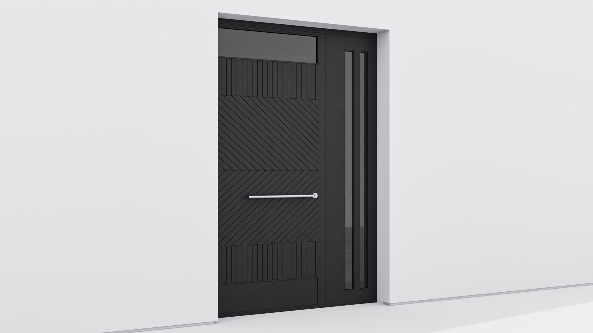 Aluminium door 259 3D model_3