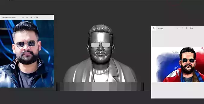 Balendra Shah Nepal 3d model 3D print model