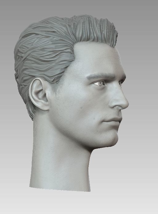 ONE6 Scale Head- Connor K800- Detroit Become Human 3D print model_8