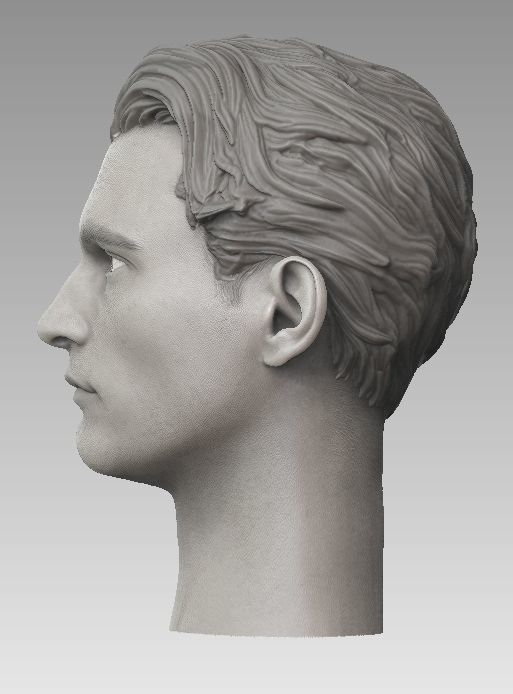 ONE6 Scale Head- Connor K800- Detroit Become Human 3D print model_6