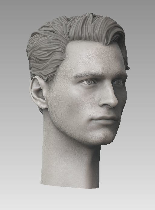 ONE6 Scale Head- Connor K800- Detroit Become Human 3D print model_7