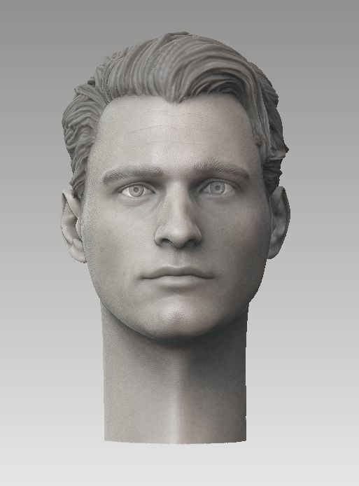 ONE6 Scale Head- Connor K800- Detroit Become Human 3D print model_3
