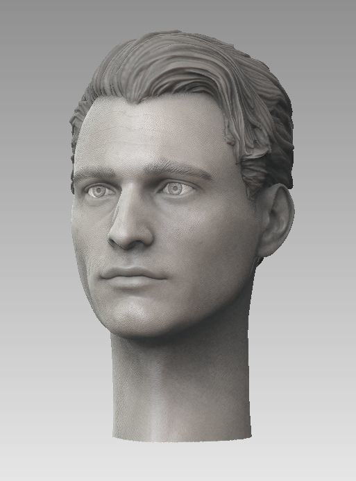 ONE6 Scale Head- Connor K800- Detroit Become Human 3D print model_4