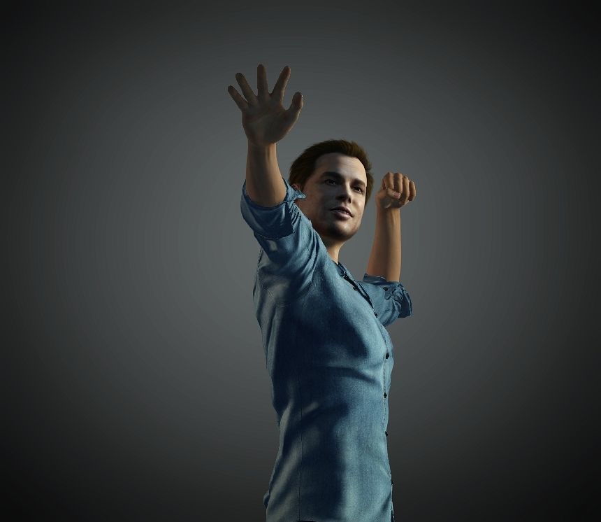 Robert Downey Jr Low-poly 3D model Low-poly 3D model_15