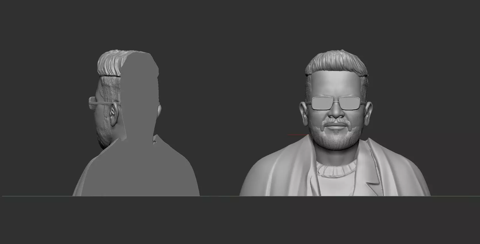 Balendra Shah Nepal CNC 3d model 3D print model