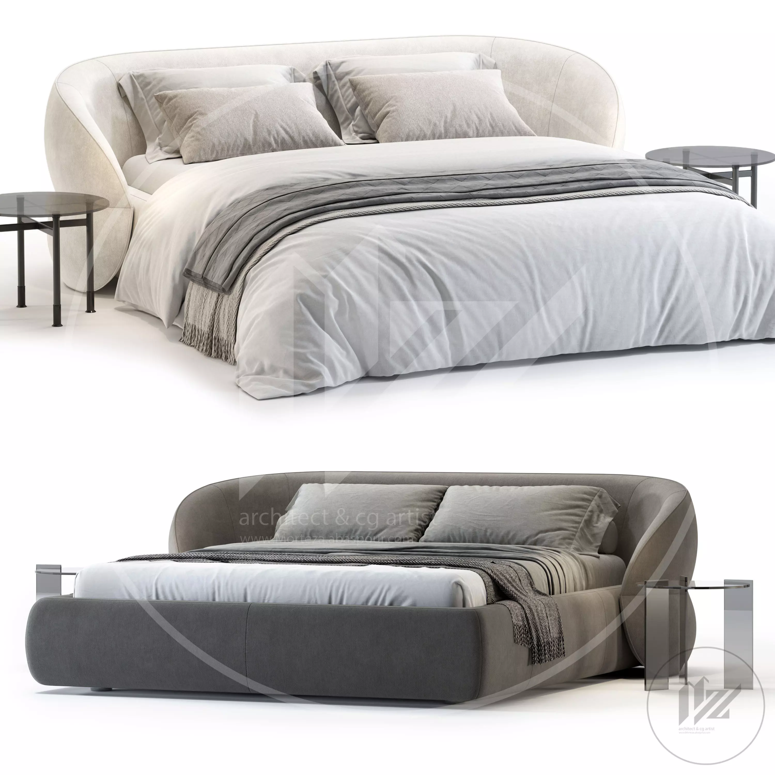 Ditreitalia Clip Bed 3D model