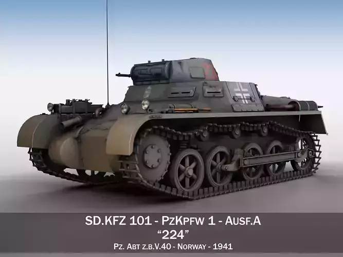 PzKpfw 1 - Panzer 1 - Ausf A - 224
