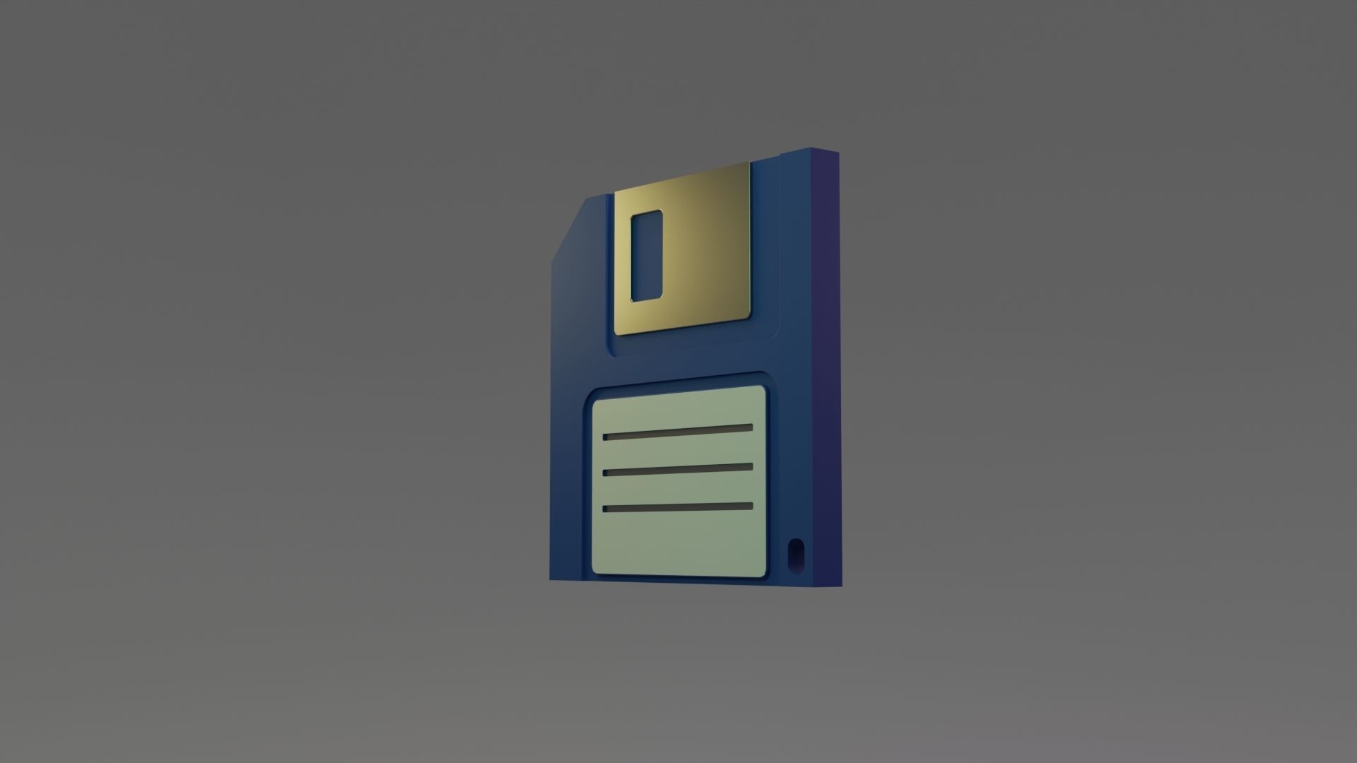 3D save icon Free low-poly 3D model_11