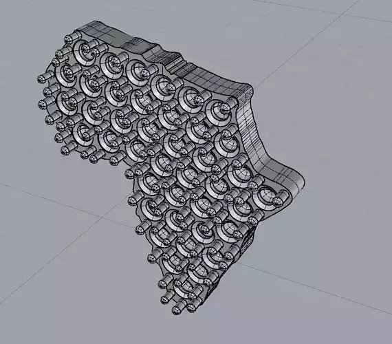 Ciondolo orecchino africa - charm earring africa