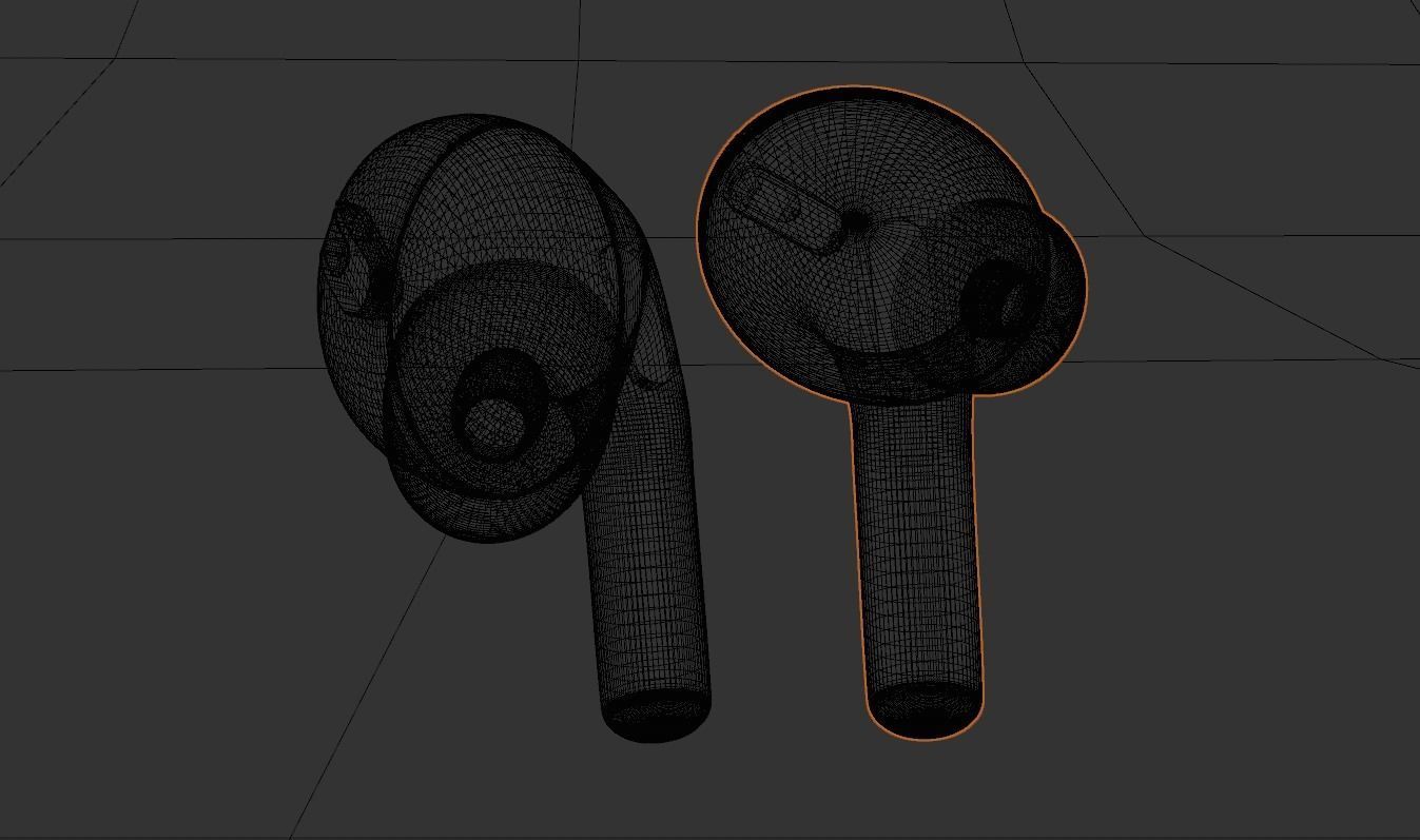 Apple AirPods Pro 3D Model Low-poly 3D model_5