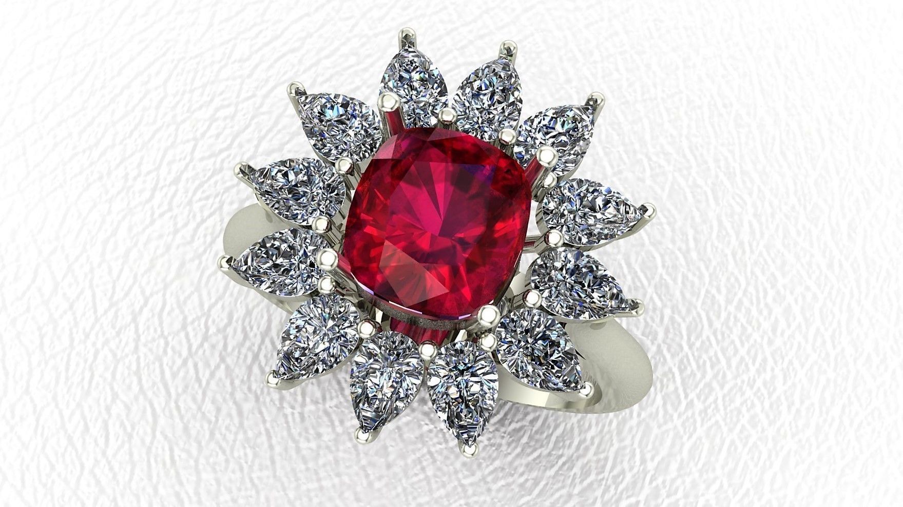 ARISS ENGAGEMENT RING 3D MODEL 3D PRINT MODEL  3D print model_3