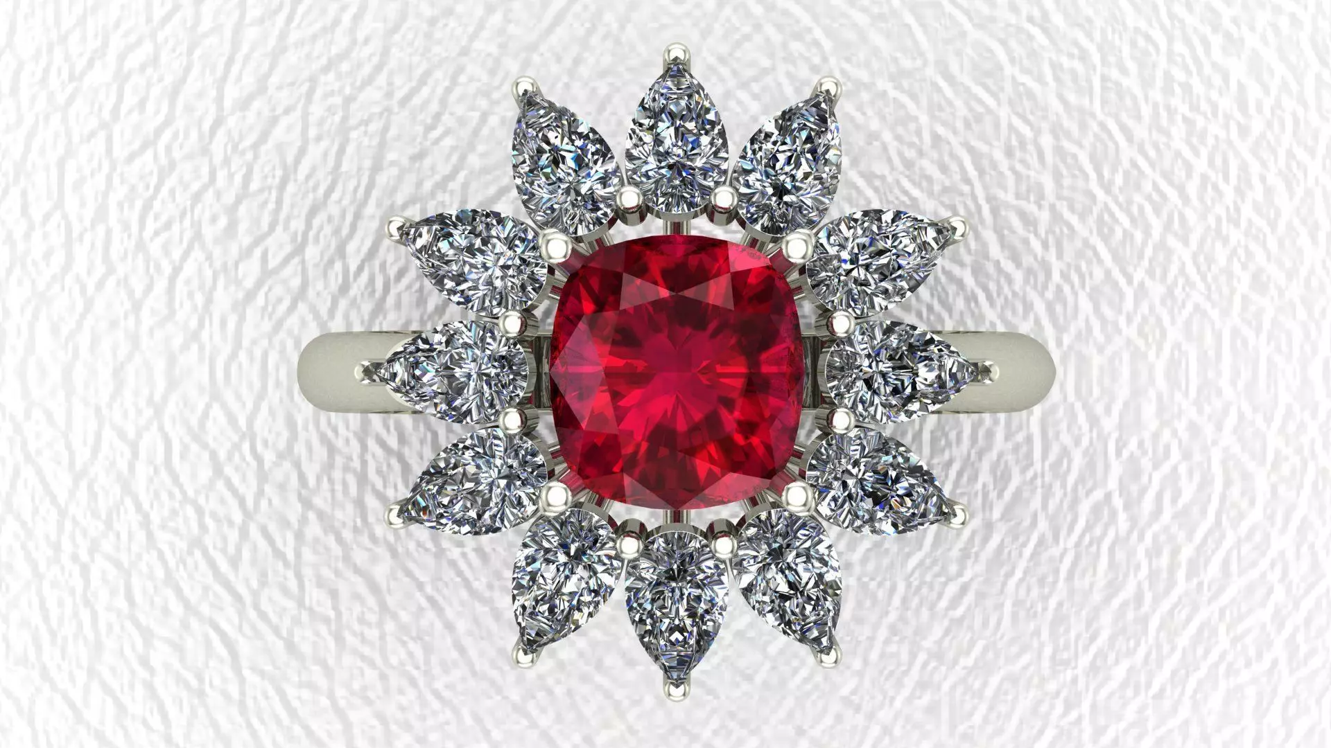 ARISS ENGAGEMENT RING 3D MODEL 3D PRINT MODEL  3D print model_0