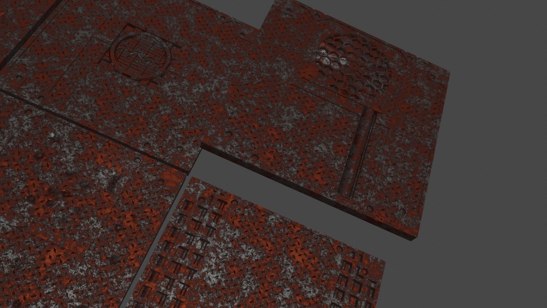Modular Mat for close quarter Kill Team 3D model_1