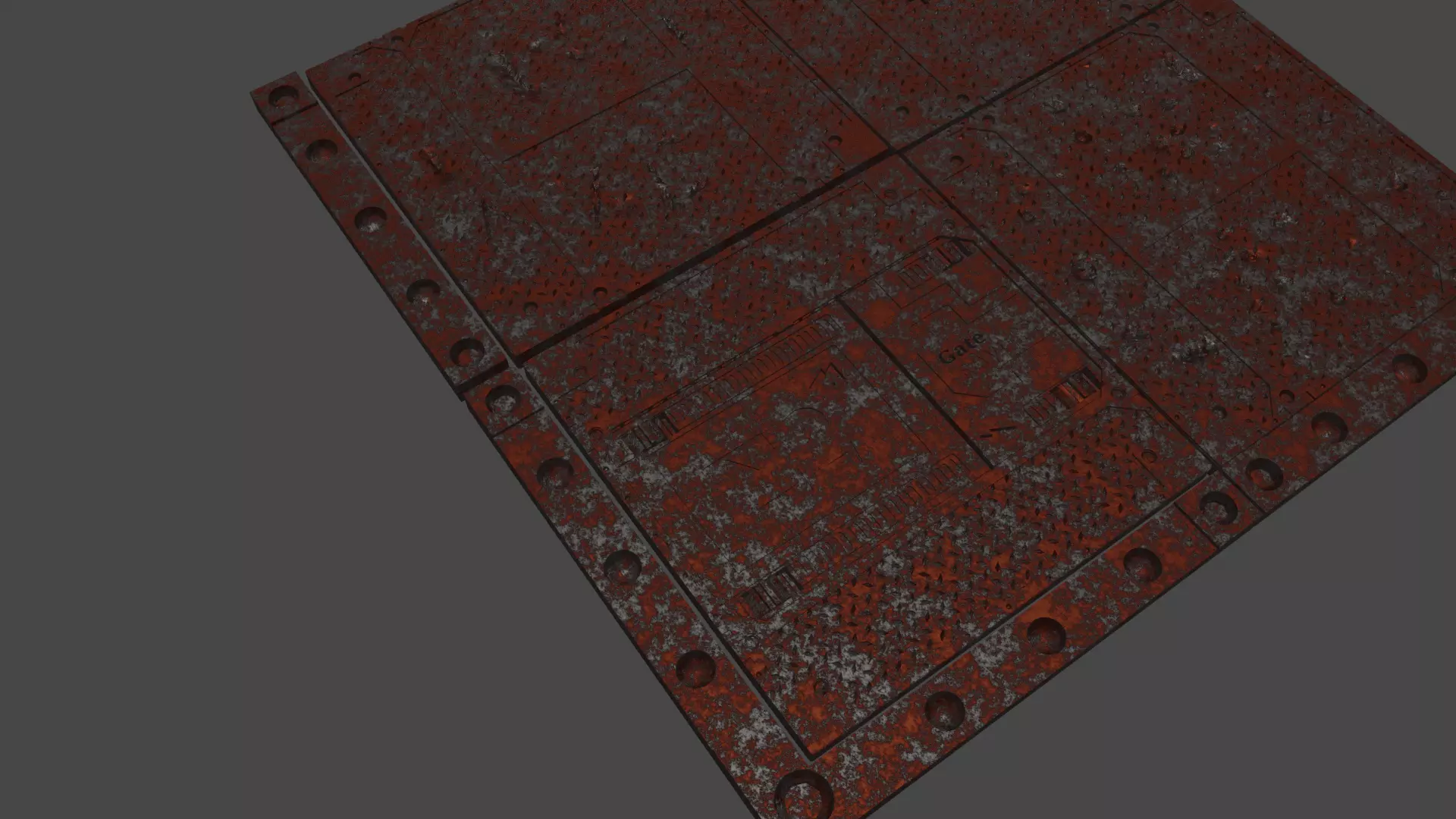 Modular Mat for close quarter Kill Team 3D model_0