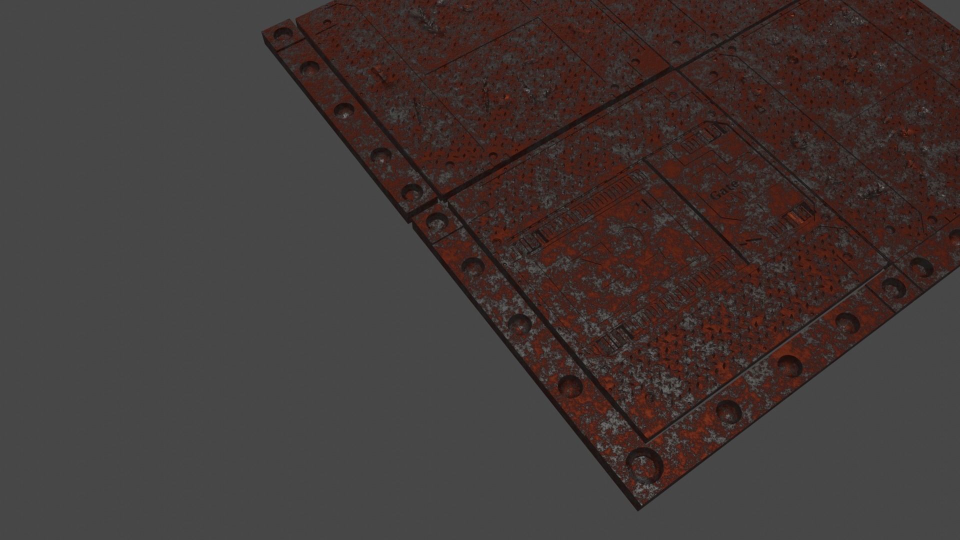 Modular Mat for close quarter Kill Team 3D model_2