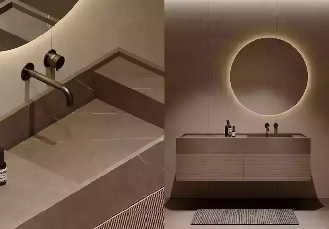 Bathroom Interior Design 3D model