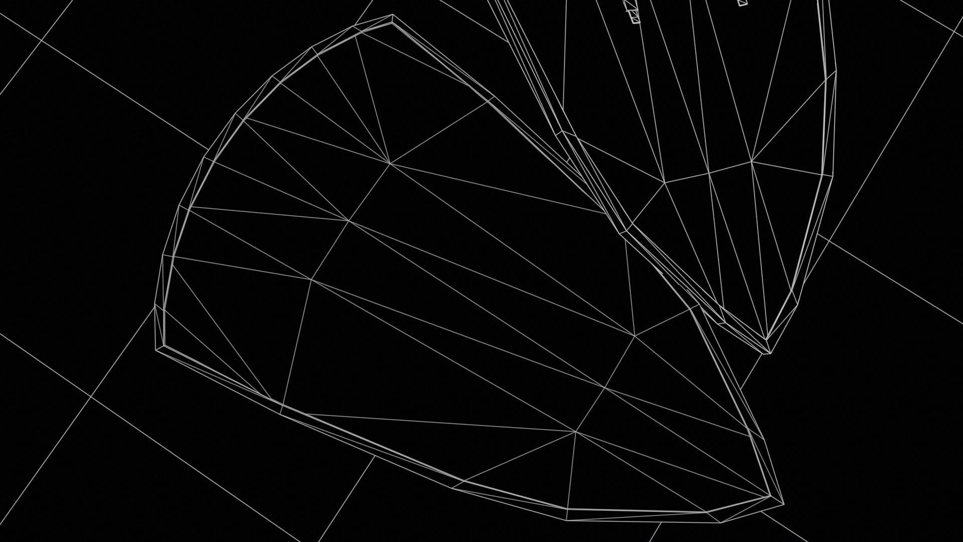 Medieval round shield with coat of arms 5 Low-poly 3D model_10