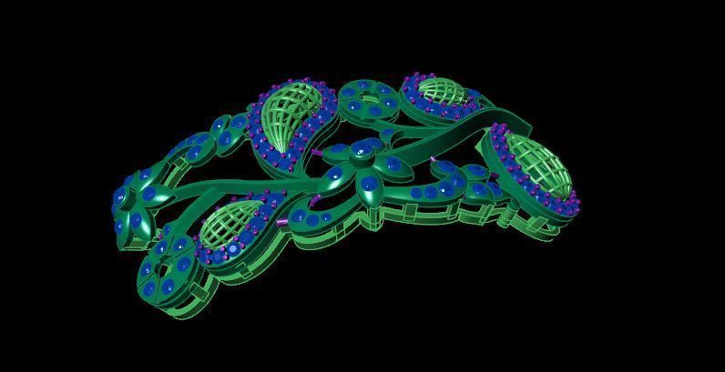 Bracelet 3D print model_4