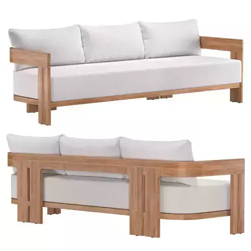 MATIRA TEAK SOFA 3D model
