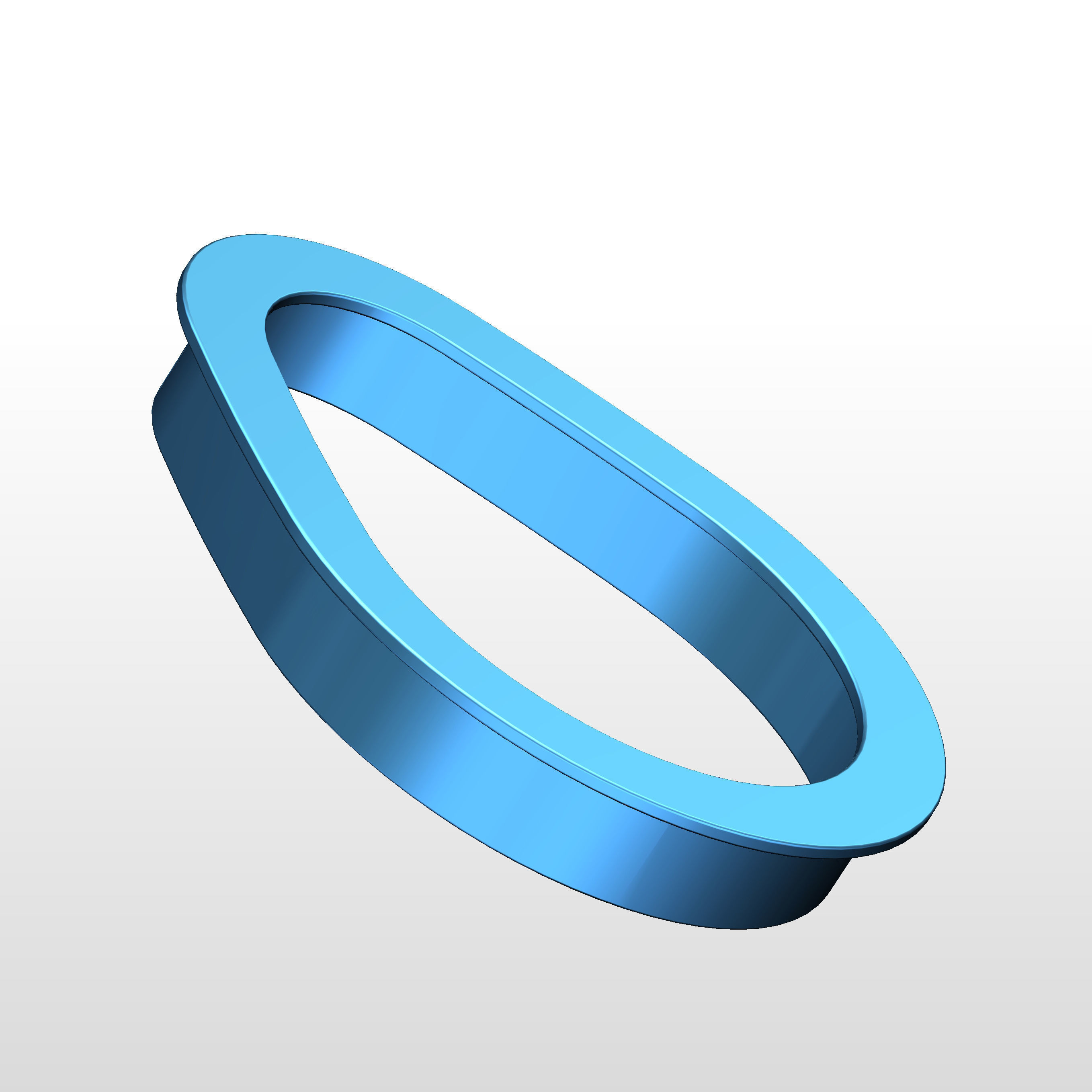 3D model Easter egg cookie cutter Free 3D print model_4