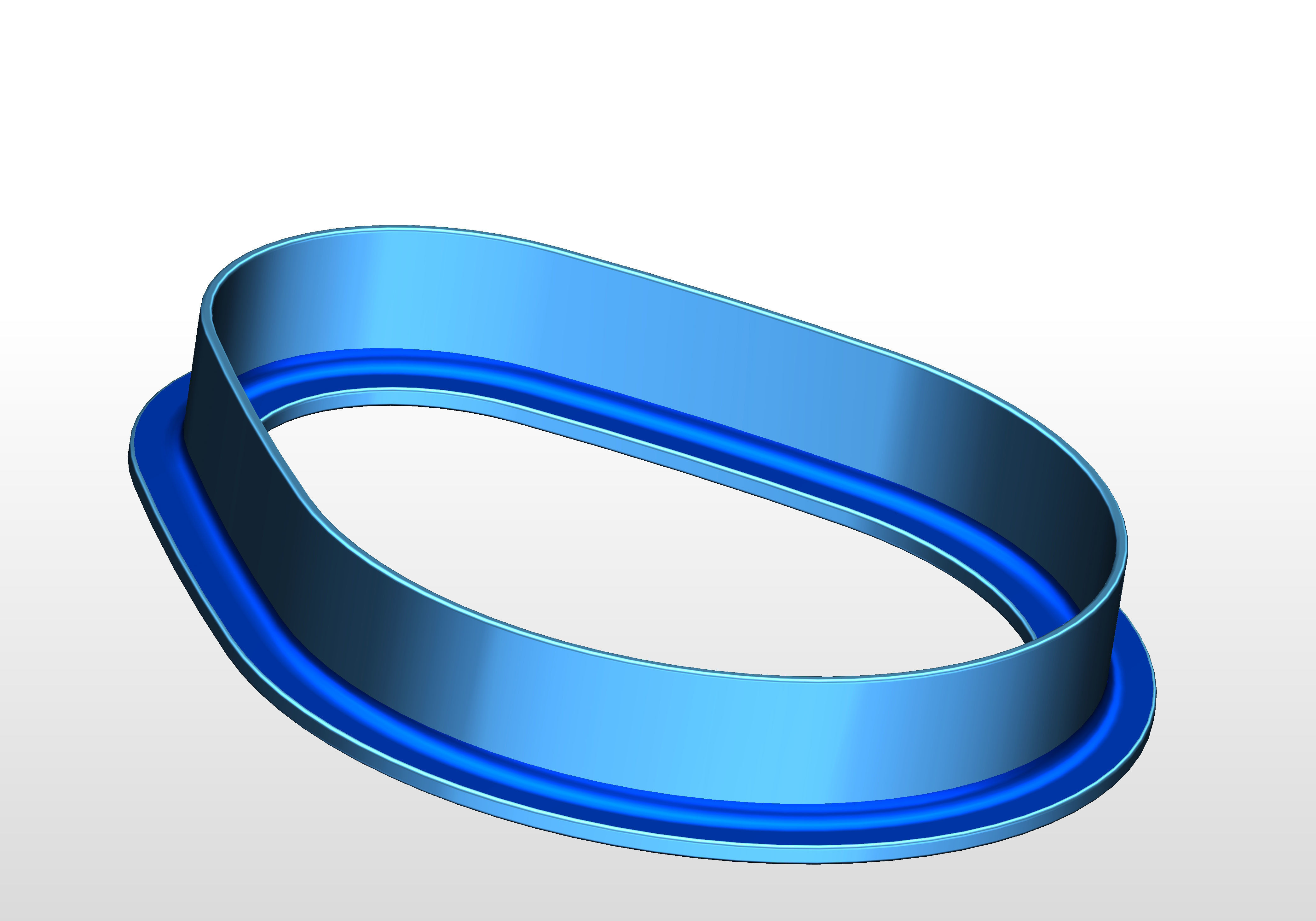 3D model Easter egg cookie cutter Free 3D print model_5