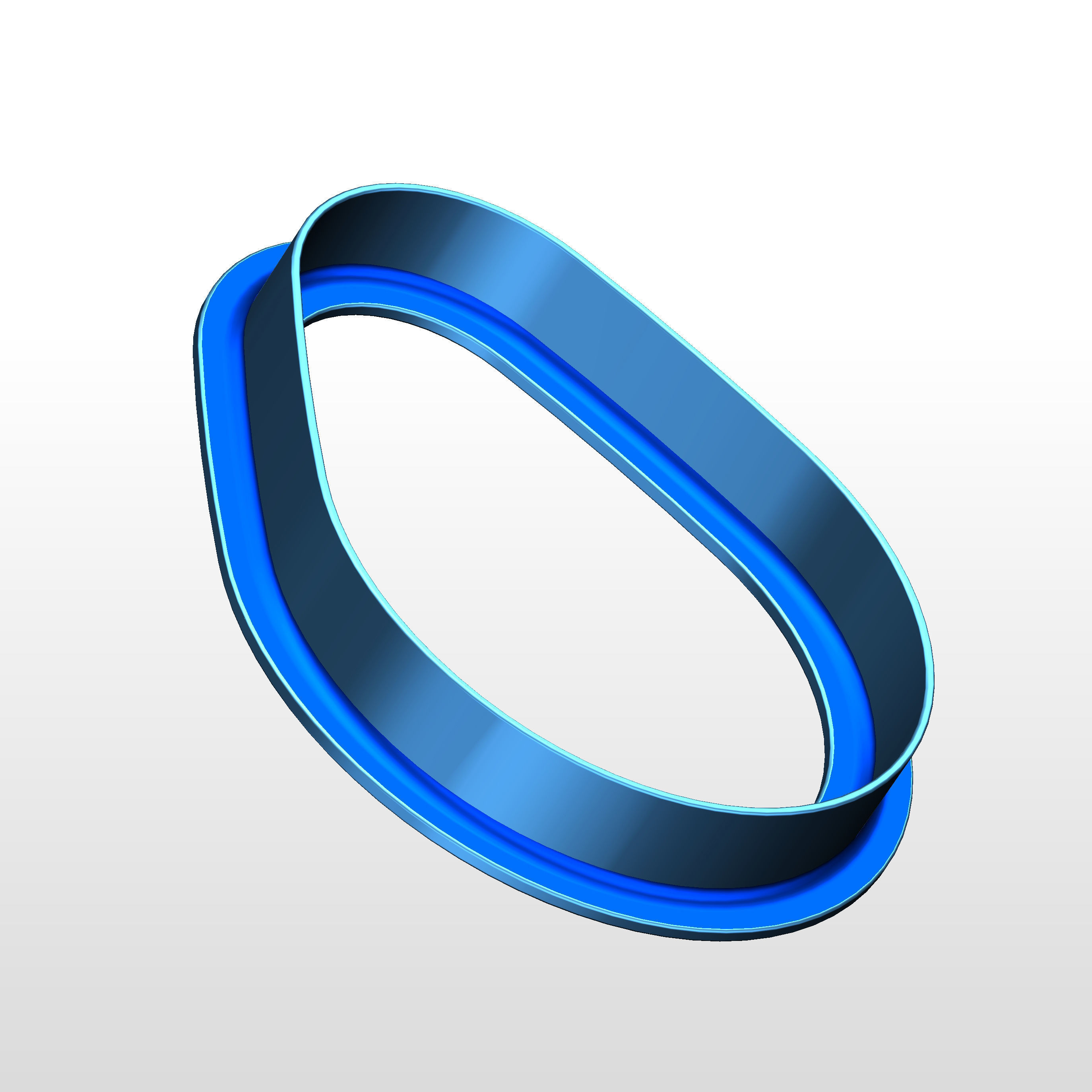 3D model Easter egg cookie cutter Free 3D print model_2