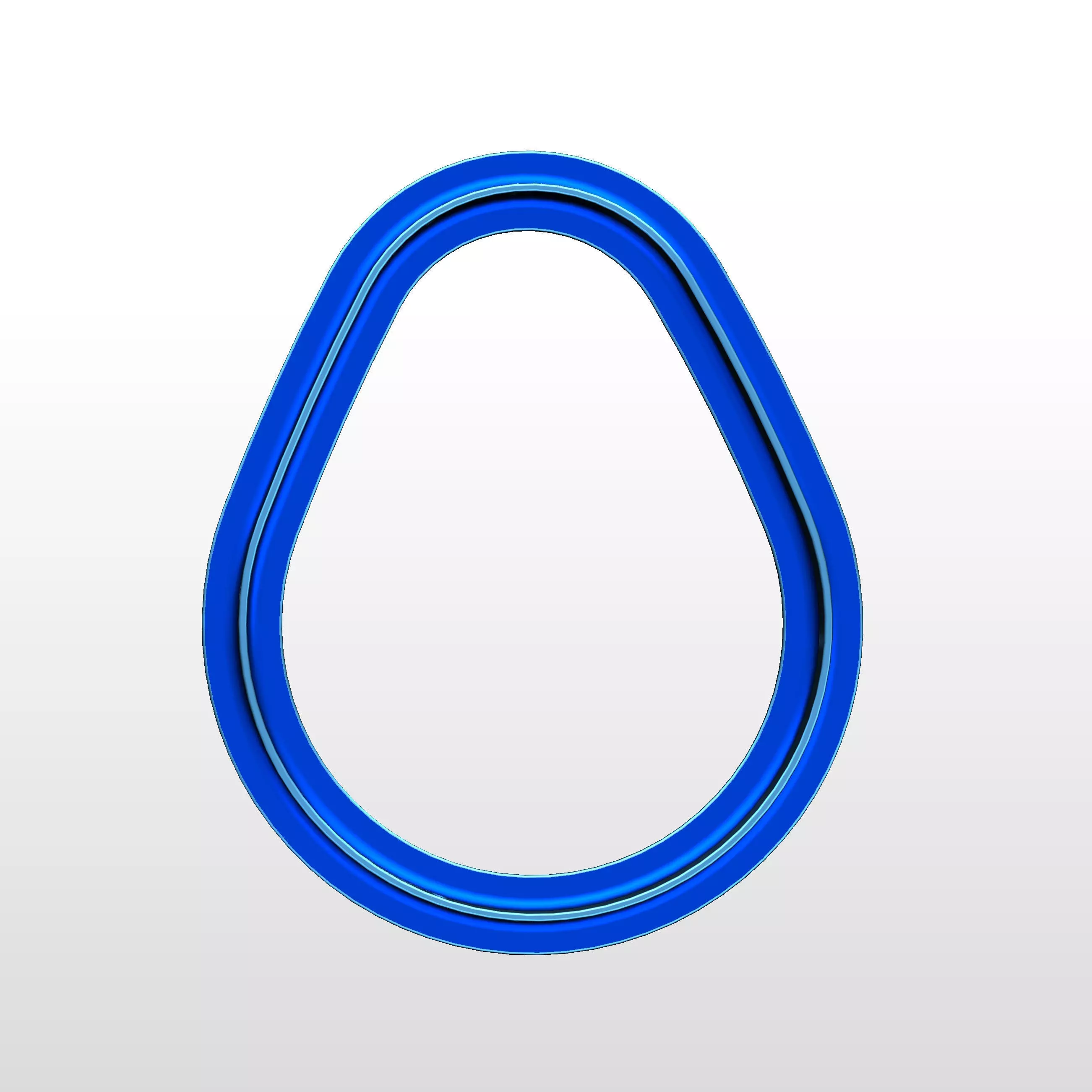 3D model Easter egg cookie cutter Free 3D print model_0