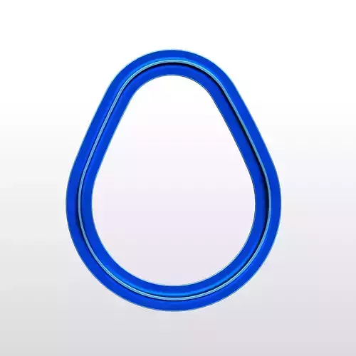 3D model Easter egg cookie cutter