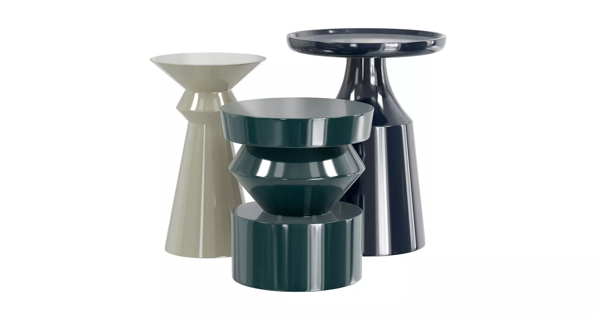 Turin Side Table 3D model