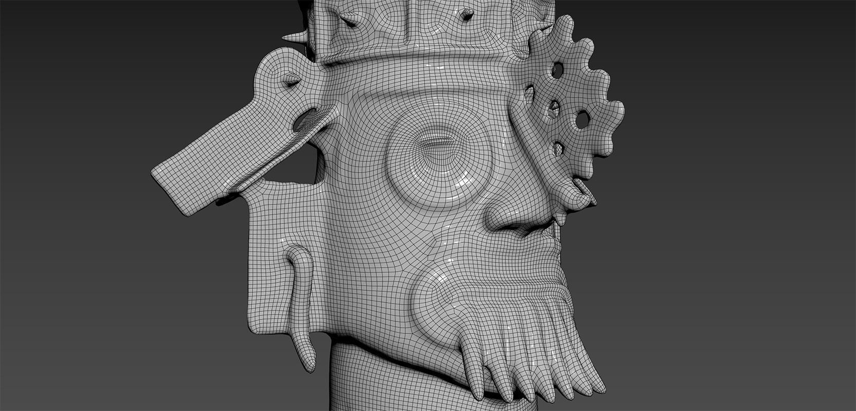 Mesoamerican Statues 3D model_13
