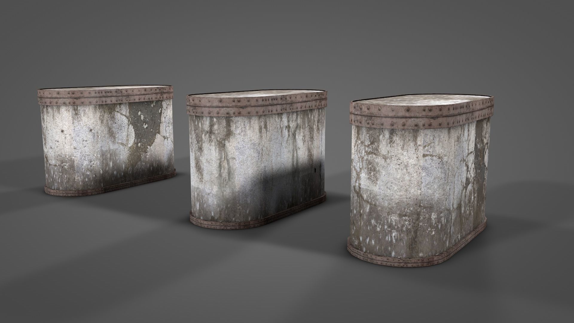 Modular Railway Bridge Pack 3D model_9