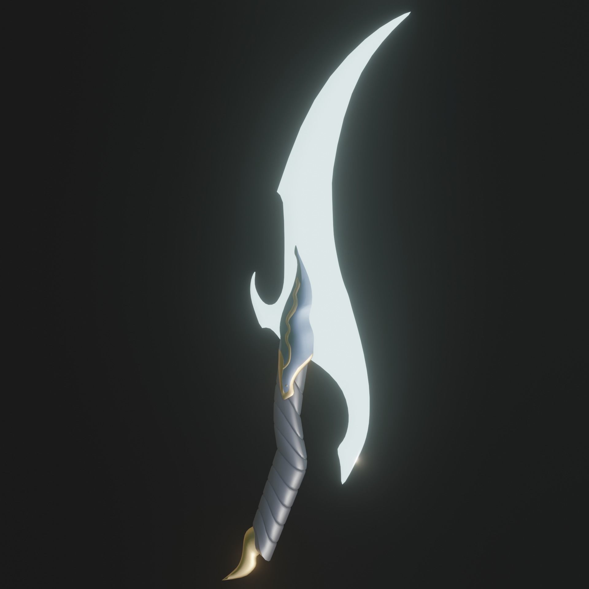 Barukas Dagger Solo Leveling Low-poly 3D model_2