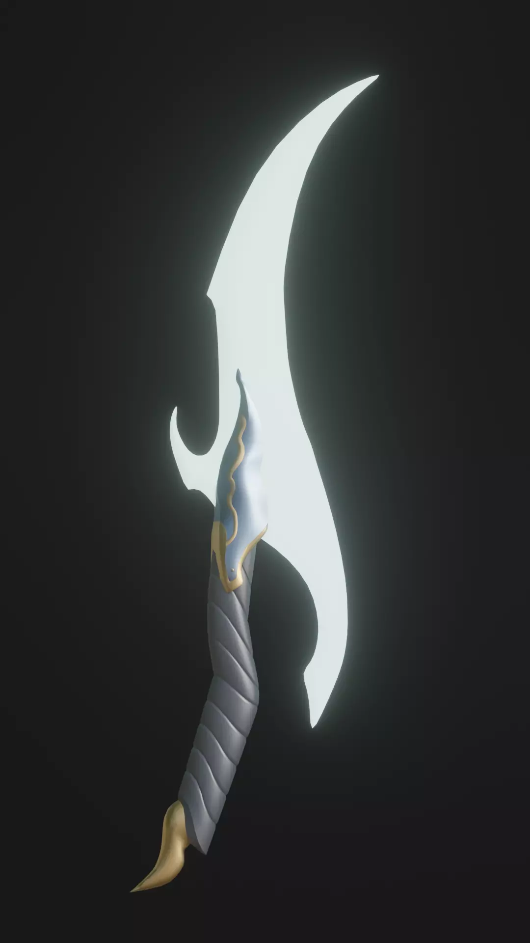 Barukas Dagger Solo Leveling Low-poly 3D model_0
