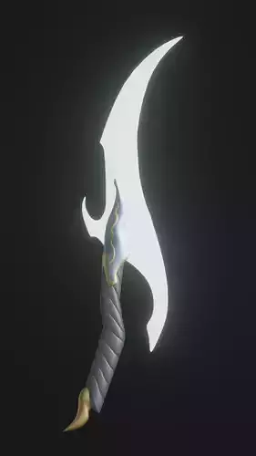 Barukas Dagger Solo Leveling Low-poly 3D model