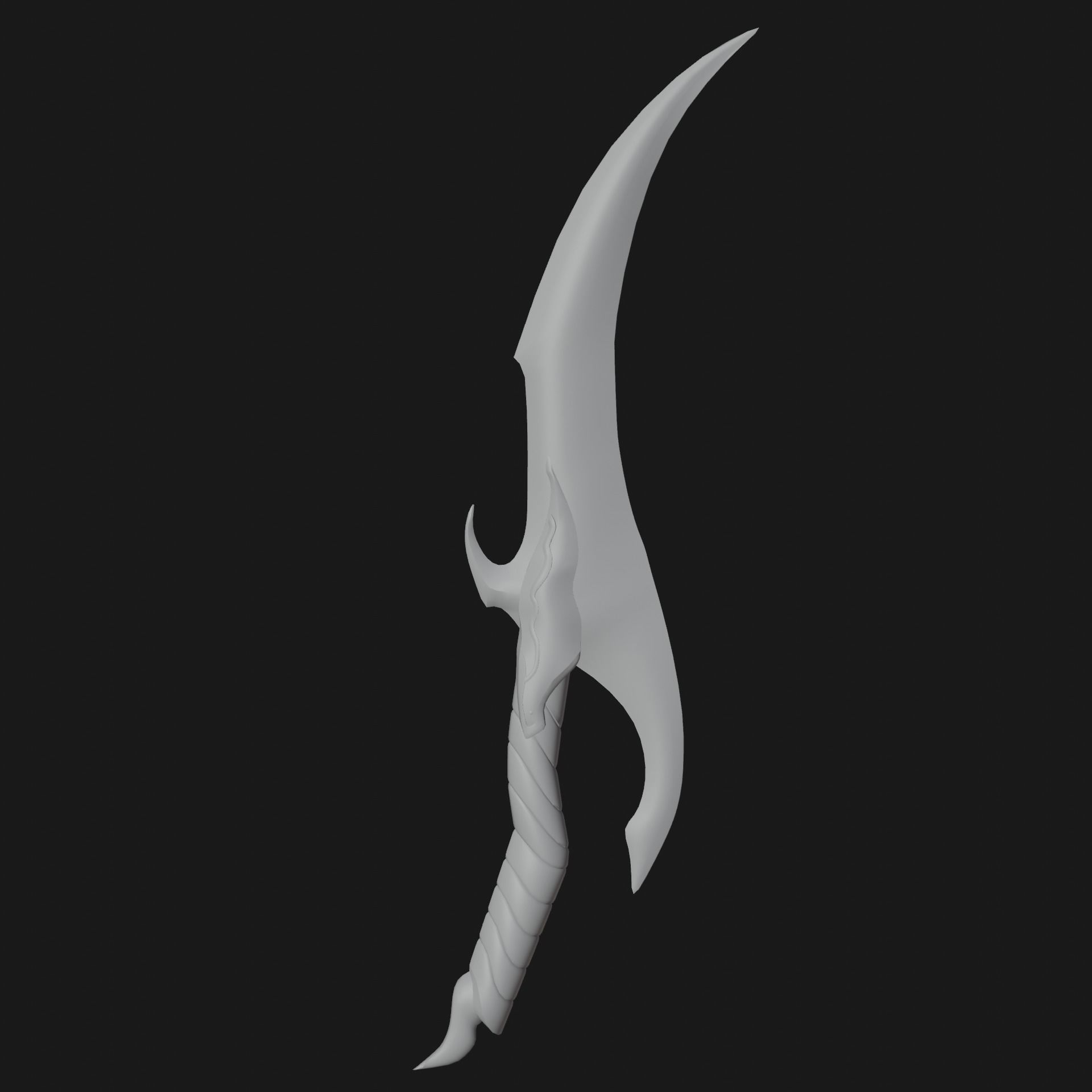 Barukas Dagger Solo Leveling Low-poly 3D model_5