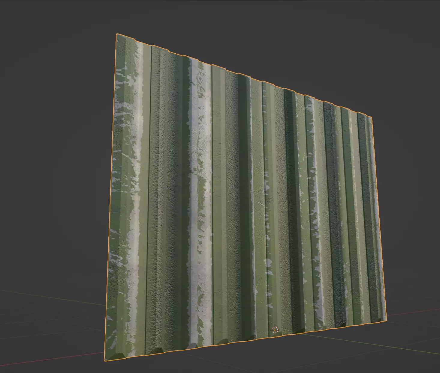 Metal cladding PBR Free low-poly 3D model_0