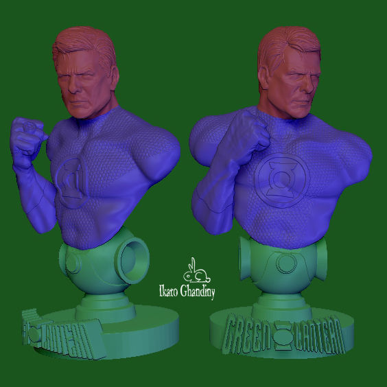Hal Jordan 3D print model_1