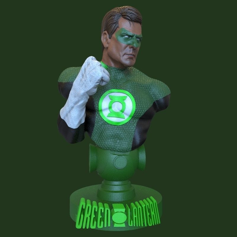 Hal Jordan 3D print model_12