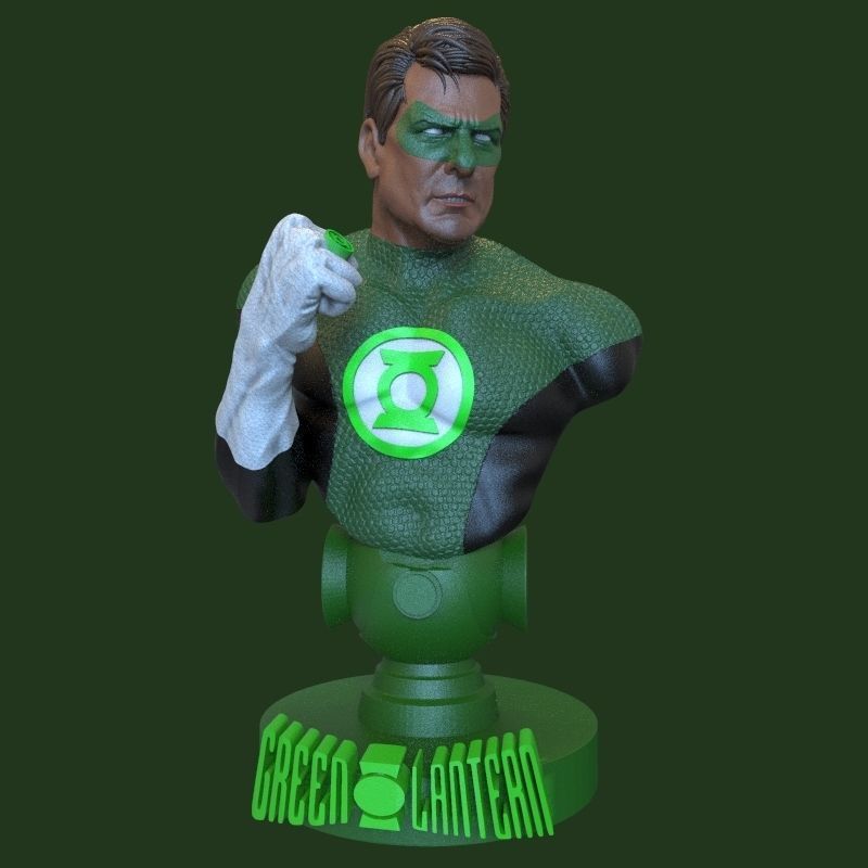 Hal Jordan 3D print model_34