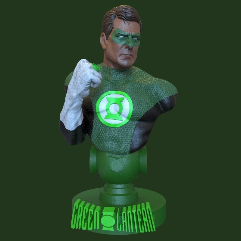 Hal Jordan 3D print model_11