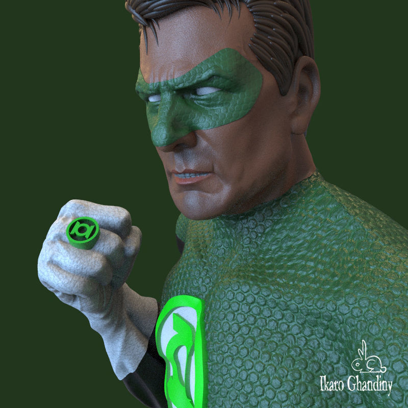 Hal Jordan 3D print model_4