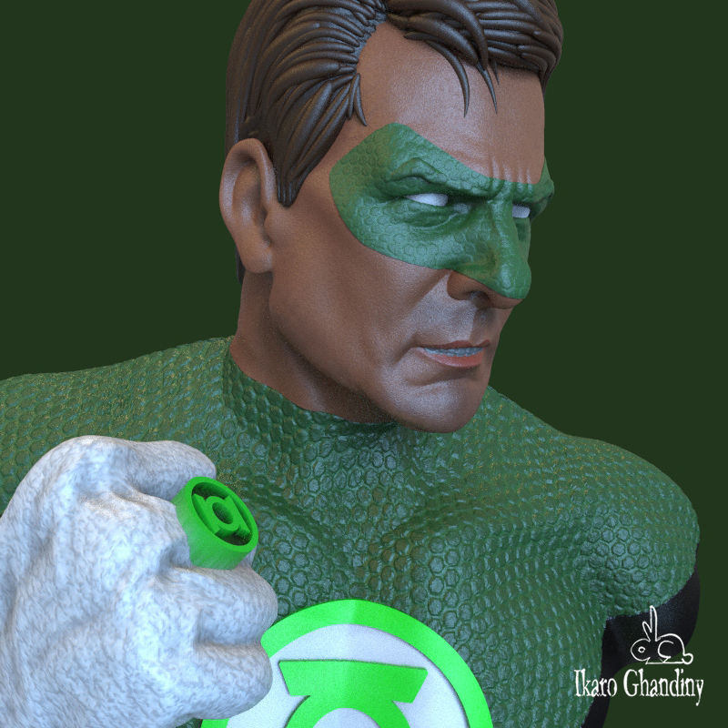 Hal Jordan 3D print model_3