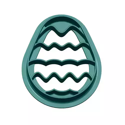 Easter egg cookie cutter
