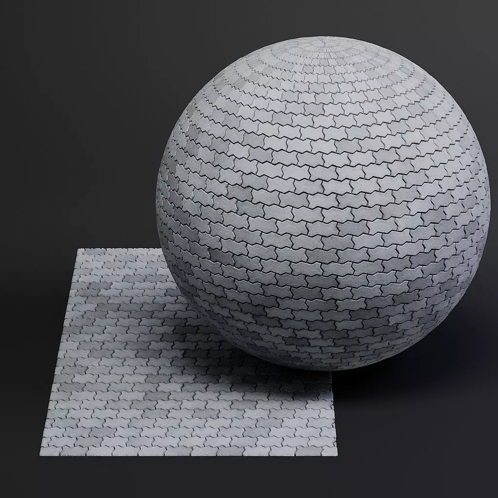 Pavement 03 8K Seamless PBR Material Texture